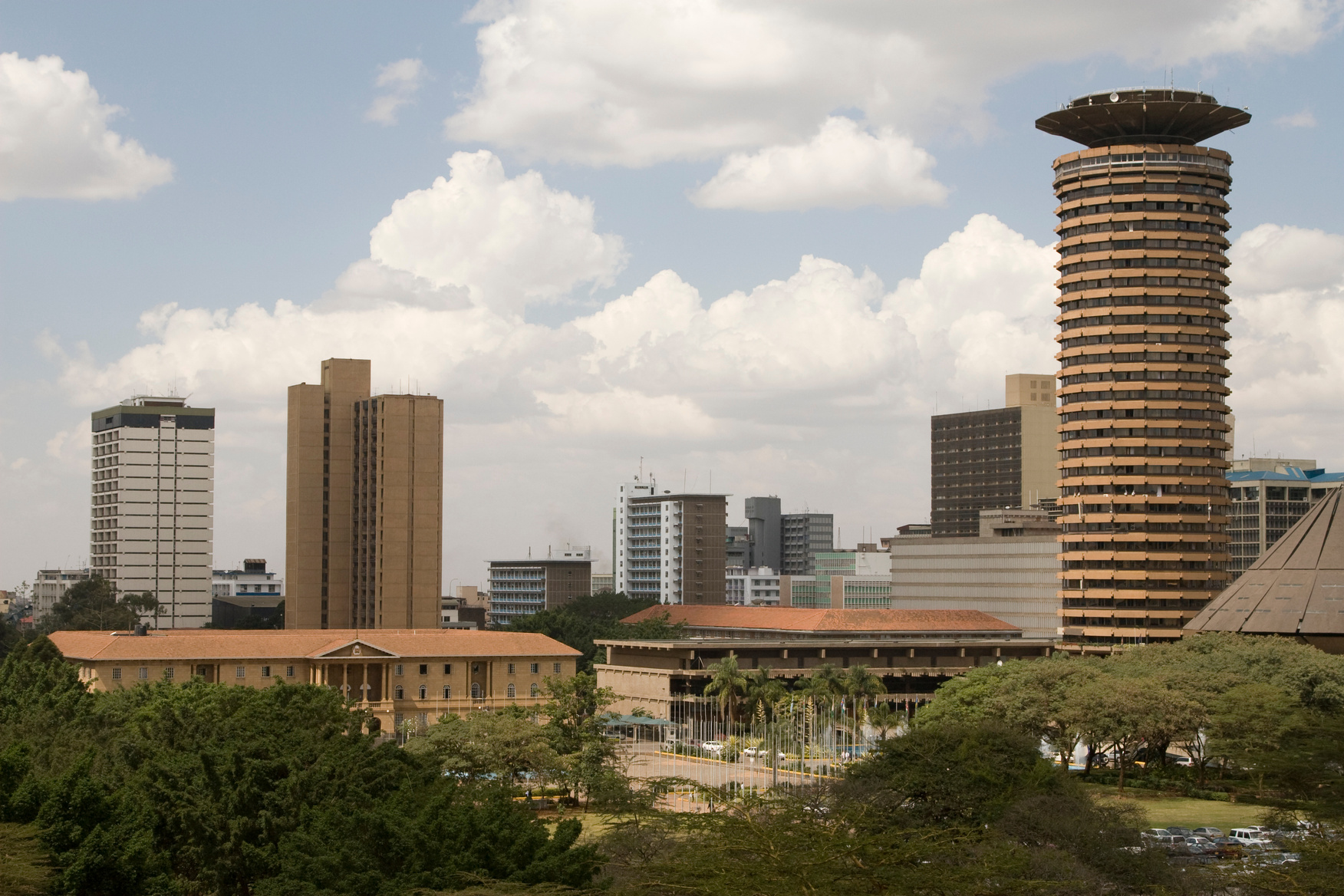 Nairobi city aerial